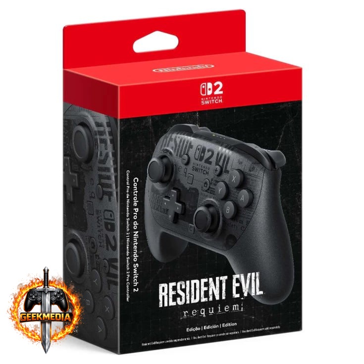 Controle Pro Nintendo Switch 2 - Edição Resident Evil Requiem