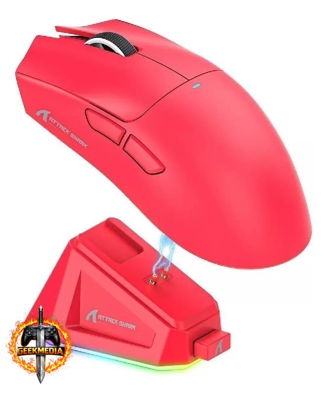 Mouse Gamer Attack Shark X11 com Dock