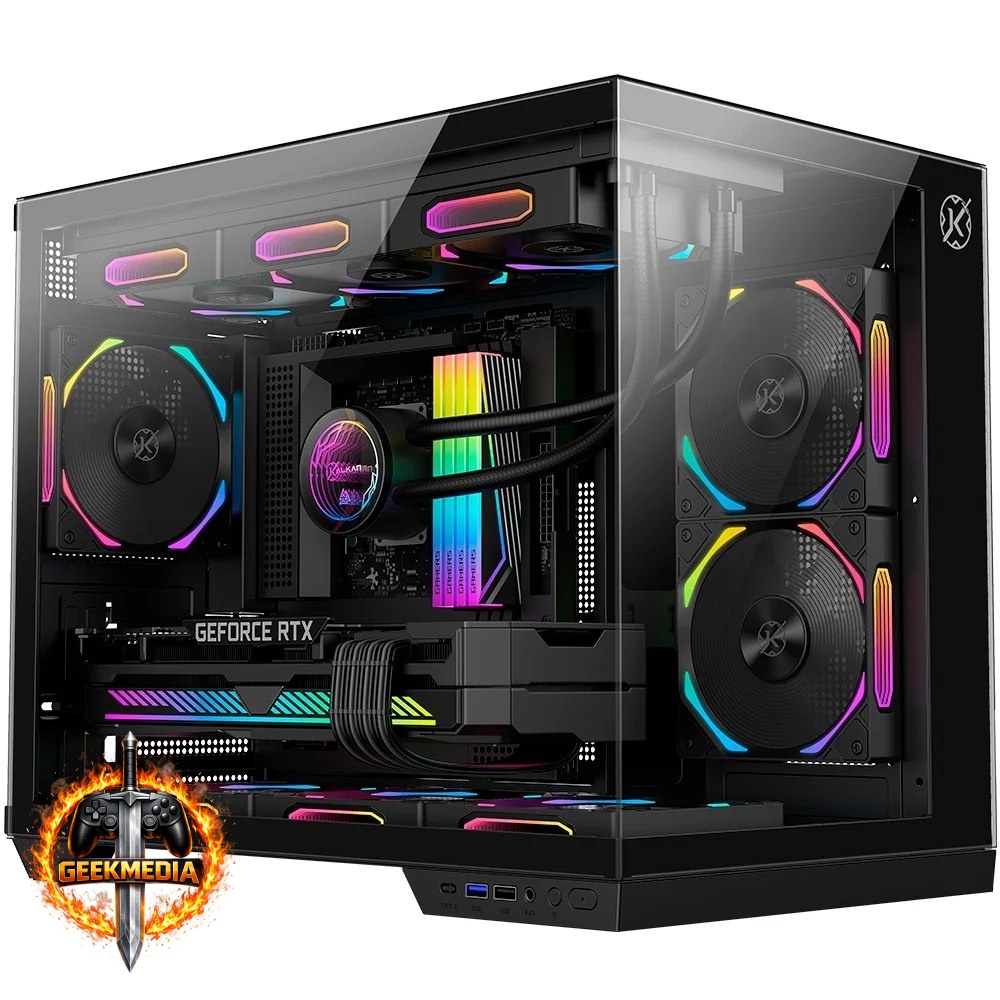Gabinete Gamer Kalkan Saga M-ATX