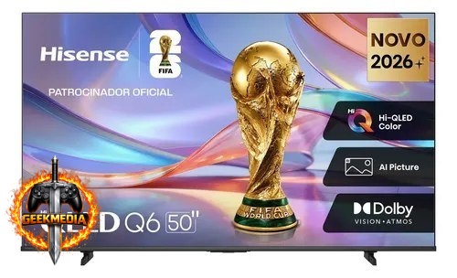 Smart TV Hisense Hi-QLED 4K 50 polegadas