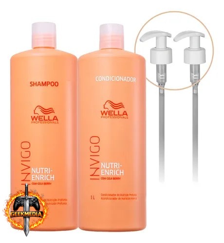 Kit Wella Pro Invigo Shampoo  Condicionador 1L