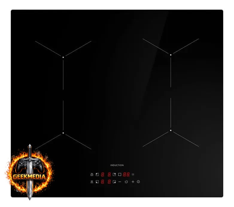 Cooktop 4 Bocas De Indução Electrolux Efficient - Preto