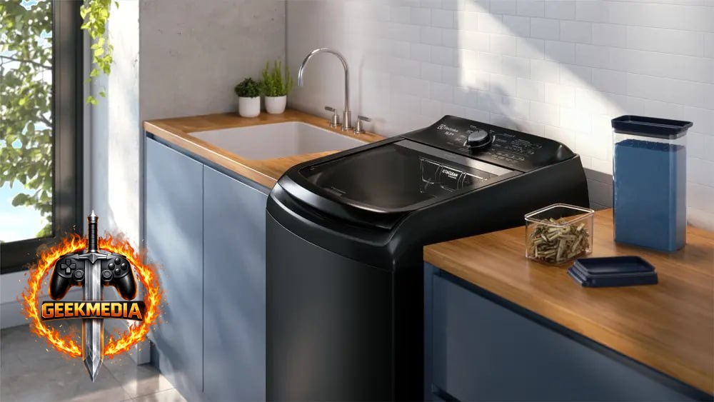 Máquina de Lavar Electrolux 14.5kg Efficient Cesto Inox Jet&Clean