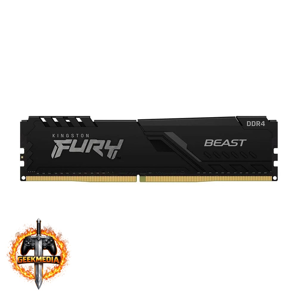 Memória RAM Kingston Fury Beast 16GB 3200MHz DDR4