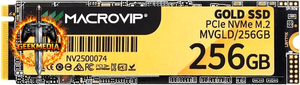 SSD M.2 NVMe Macrovip Gold 256GB
