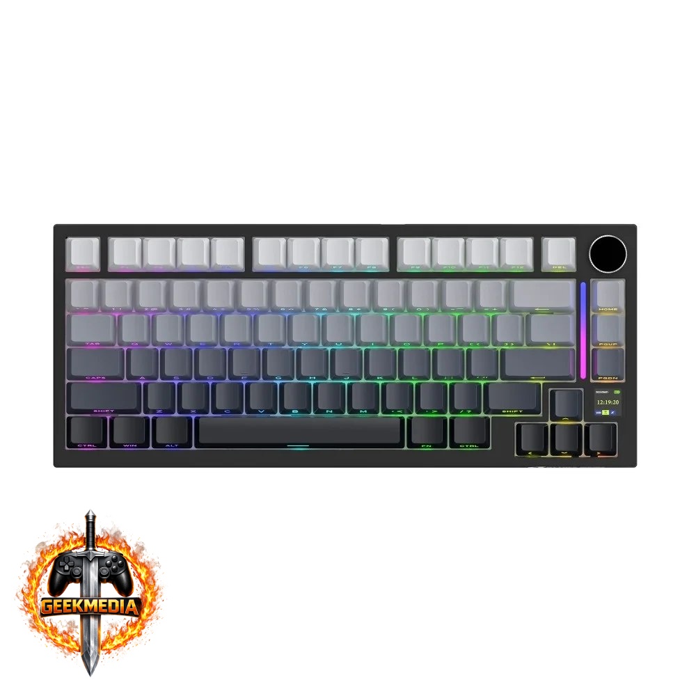 Teclado Mecânico Gamer Sem Fio Attack Shark X820 Ultra