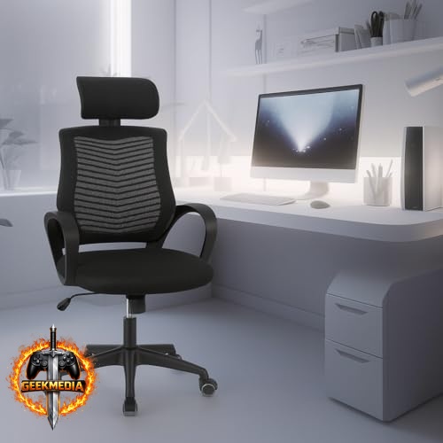 Cadeira de Escritório Ergonômica Diretor Com Apoio de Cabeça