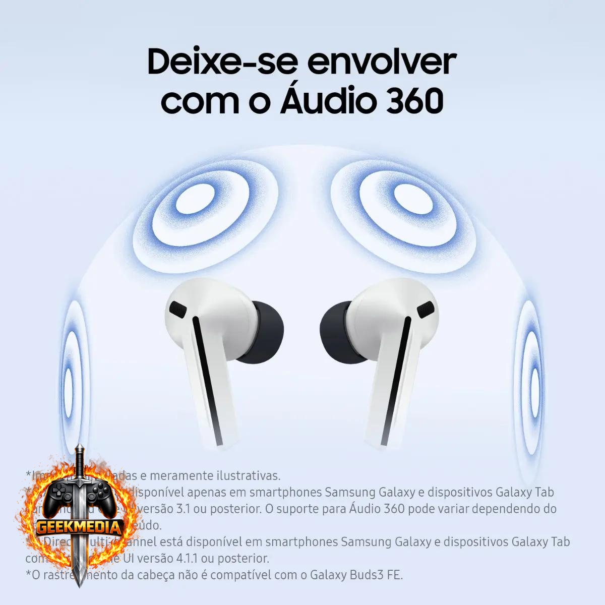 Fone de Ouvido Samsung Galaxy Buds 3 FE Bluetooth