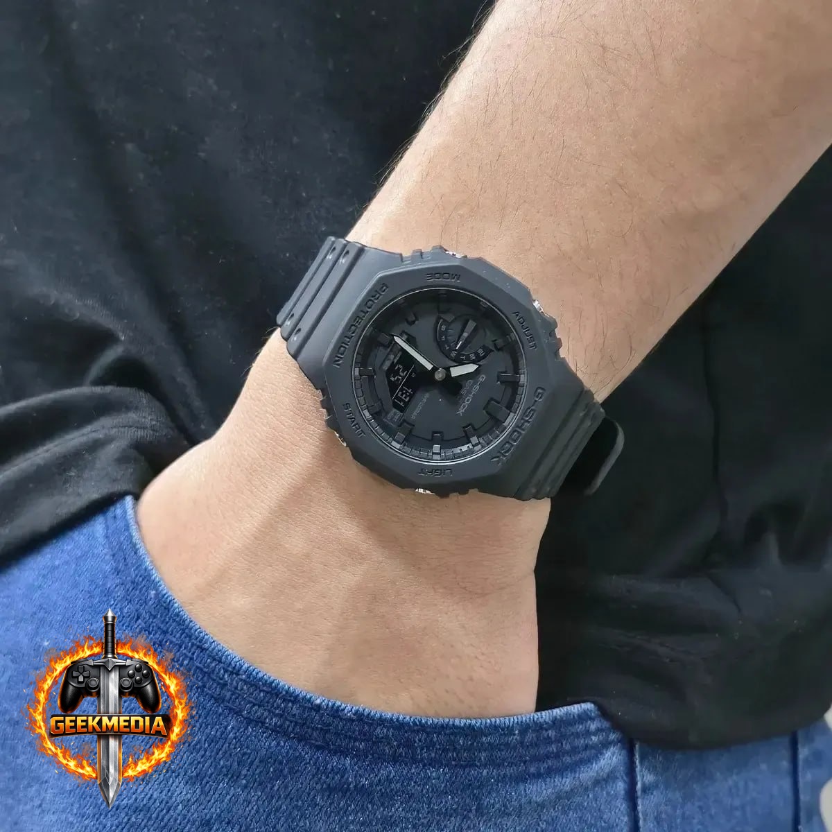 Casio G-Shock GA-2100-1A1DR Carbon Preto