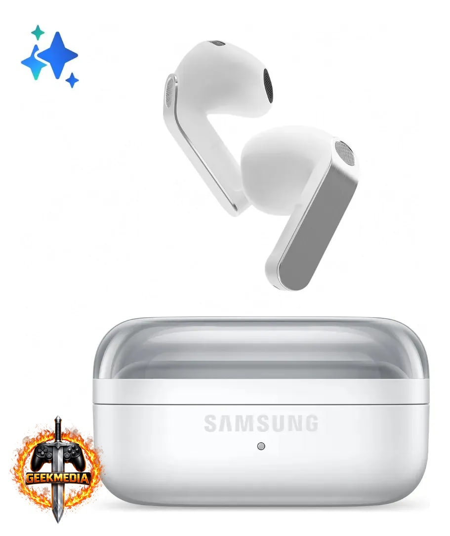 Fone de Ouvido Samsung Galaxy Buds4 - Galaxy AI - Branco