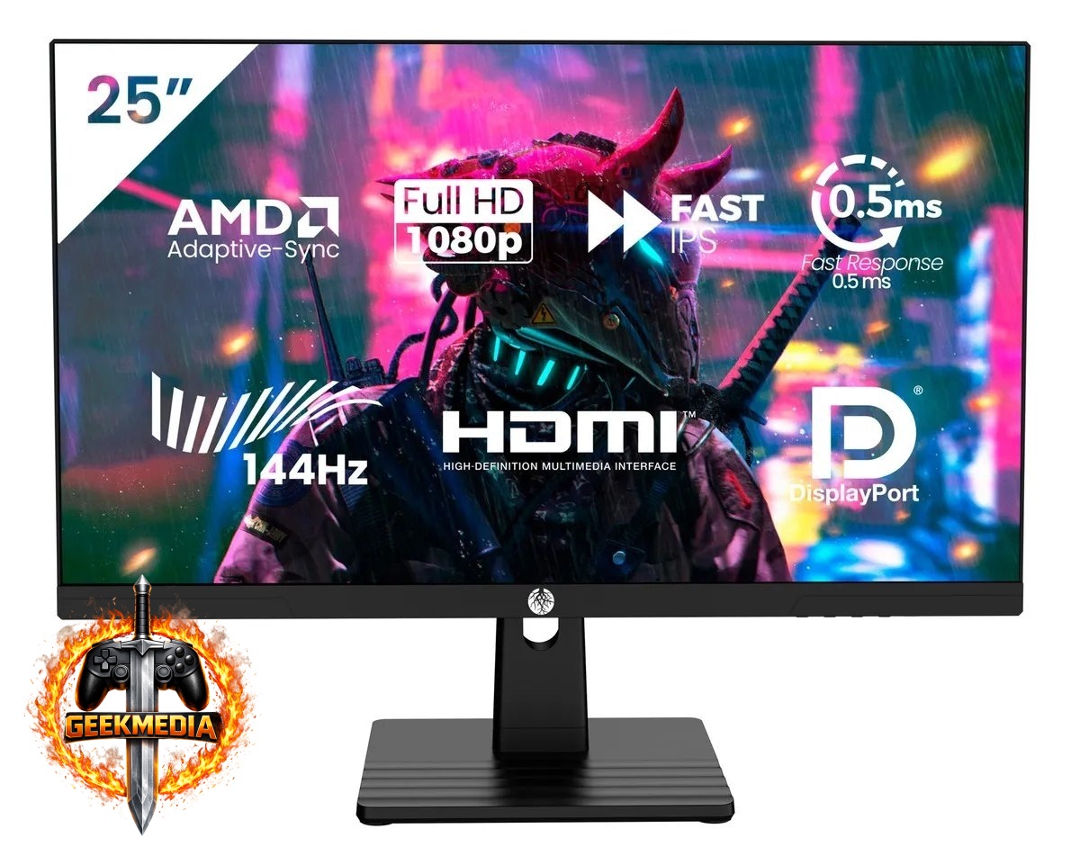 Monitor Gamer Haiz 25'' IPS FHD 144Hz 0.5ms
