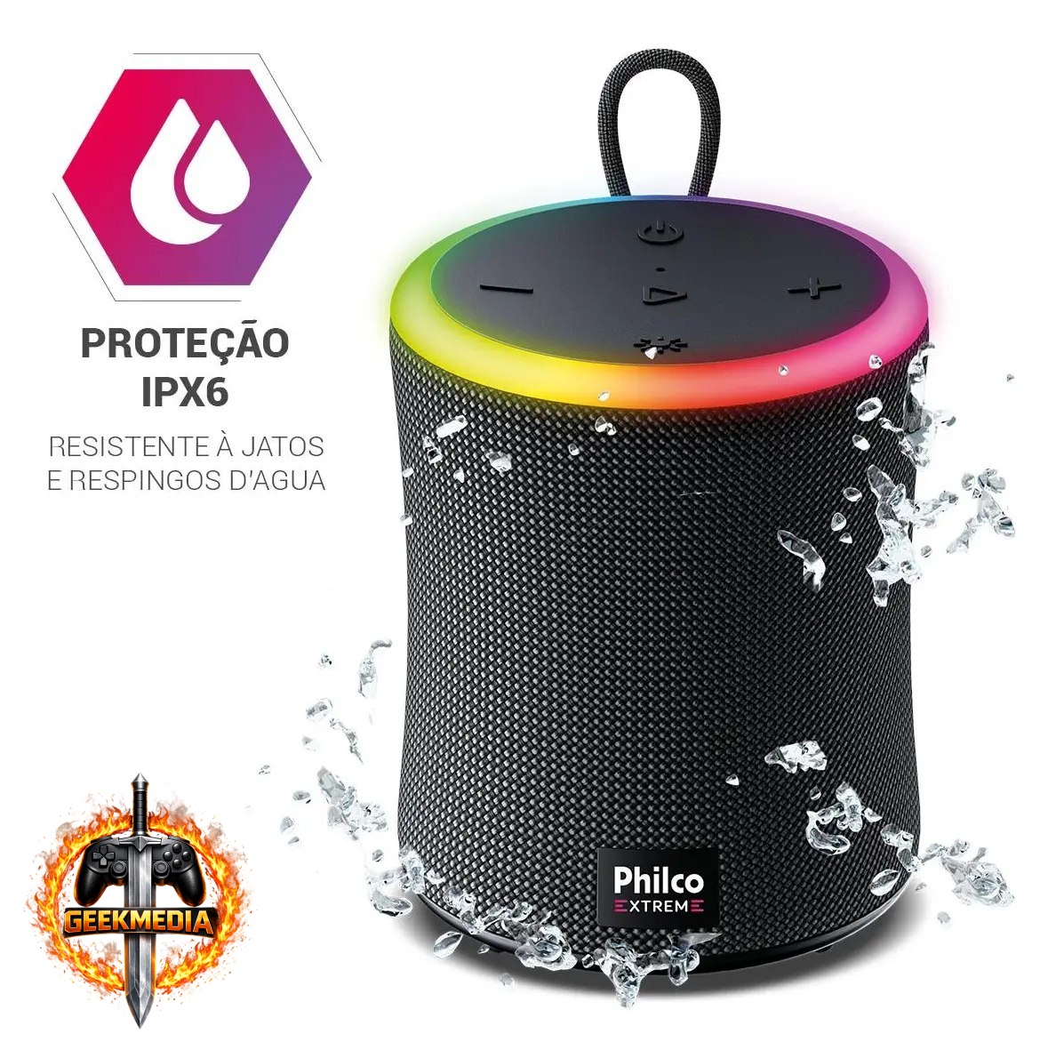 Caixa de Som Speaker Philco Extreme 35W Pbs35