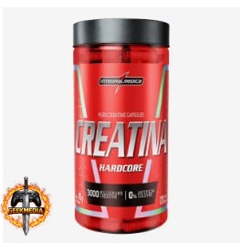 Creatina Hardcore 100% Pura 120 Cápsulas Integralmedica