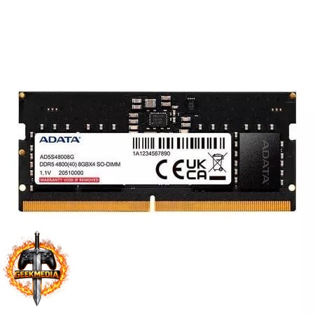 Memória RAM DDR5 8GB SODIMM para Notebook