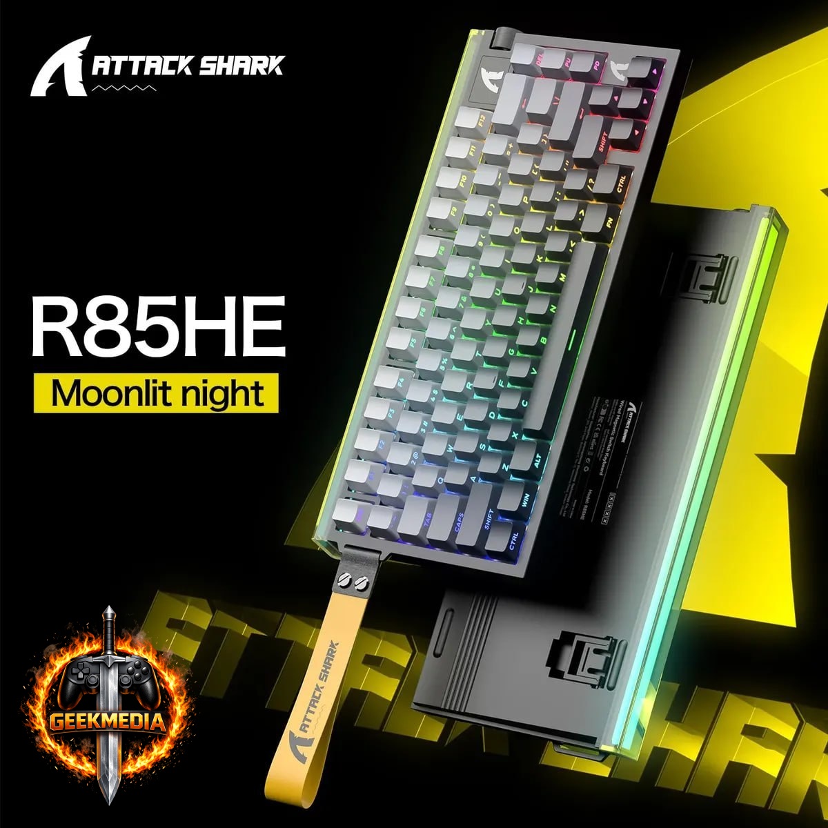 Teclado Gamer Attack Shark R85he Magnético USB