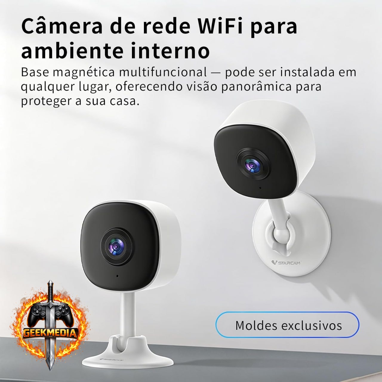 Câmera de Segurança WiFi Coibeu - Ultra Grande Angular