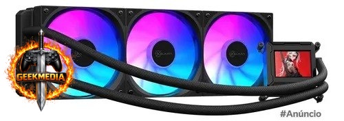 Watercooler Kalkan 360mm ARGB Aura LCD 360 Preto