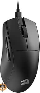Mouse Gamer Redragon K1ng 1K Preto PAW3327