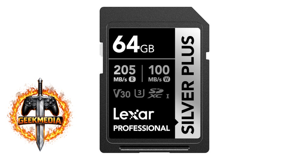 Cartão de Memória Lexar Professional Silver Plus 64GB
