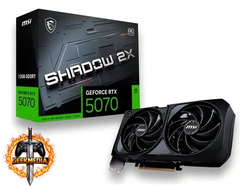 Placa de Vídeo MSI NVIDIA GeForce RTX 5070 12GB