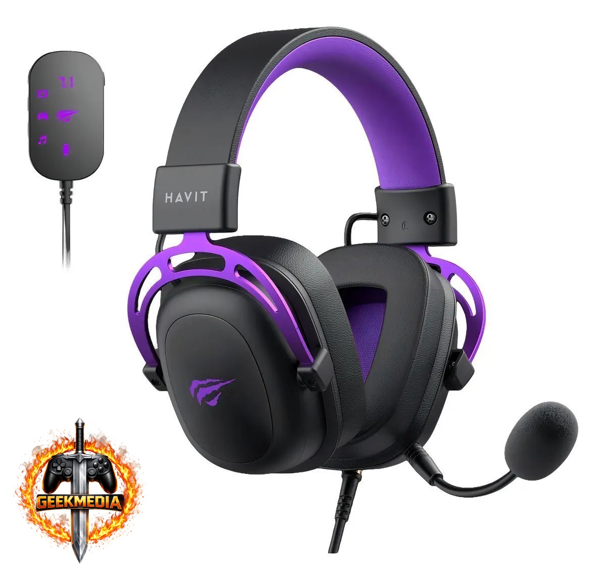 Headset Gamer Havit H2002cu USB P2 Drivers 53mm
