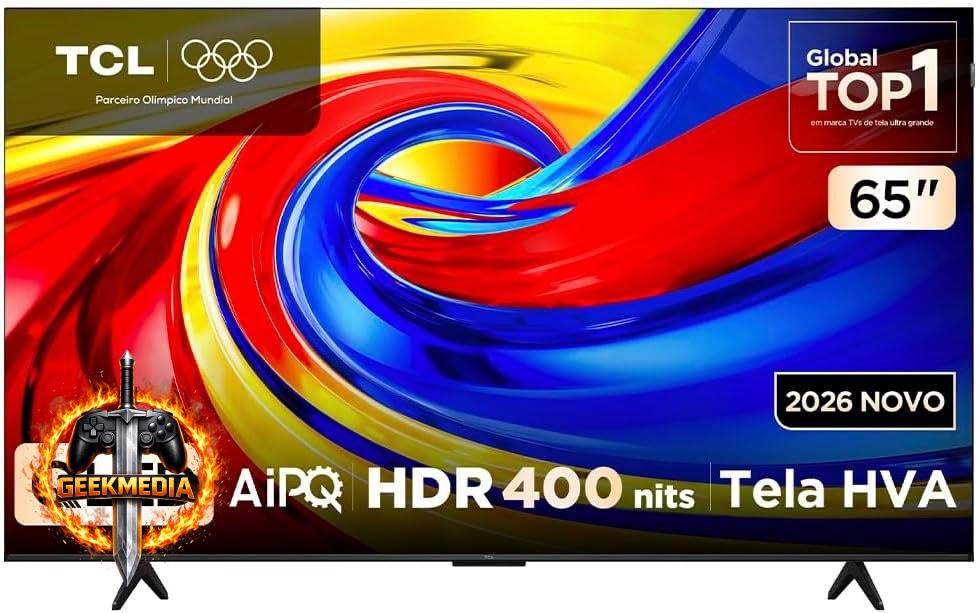 Smart TV TCL 65" QLED 4K P7L Google TV