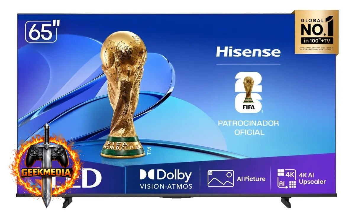 Smart TV Hisense HI-QLED 4K 65 Polegadas
