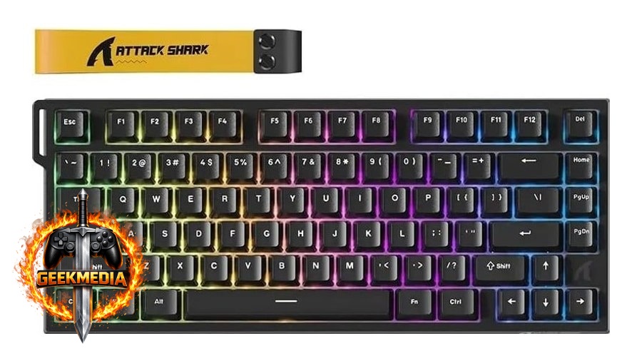 Teclado Mecânico Attack Shark R82he 8000hz Gamer