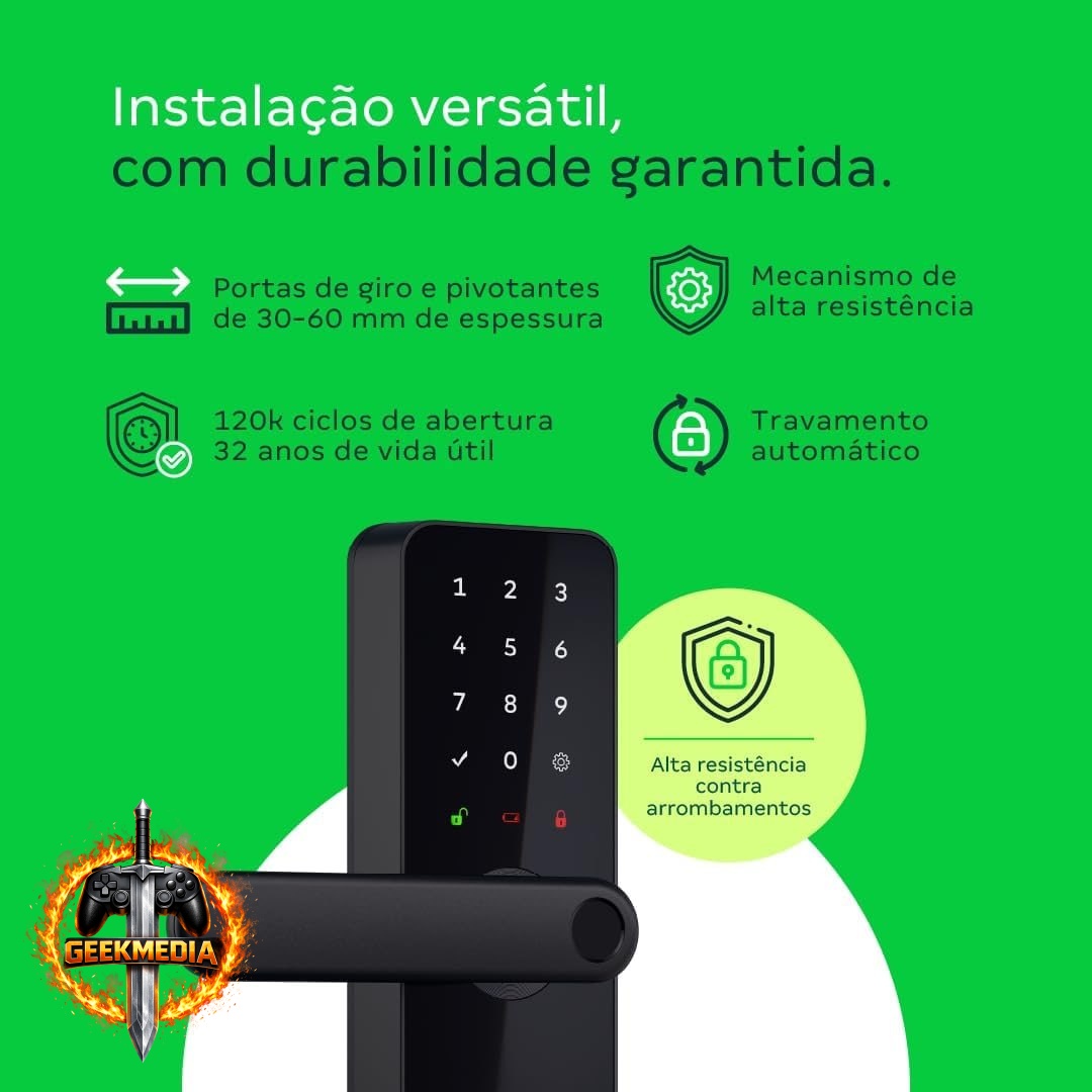 Fechadura Inteligente de Embutir MFR 3000 V Intelbras