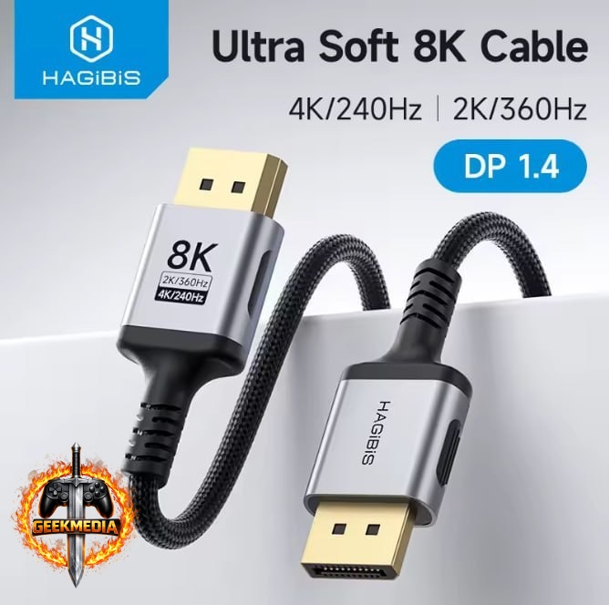 Cabo DisplayPort Hagibis 2 Metros