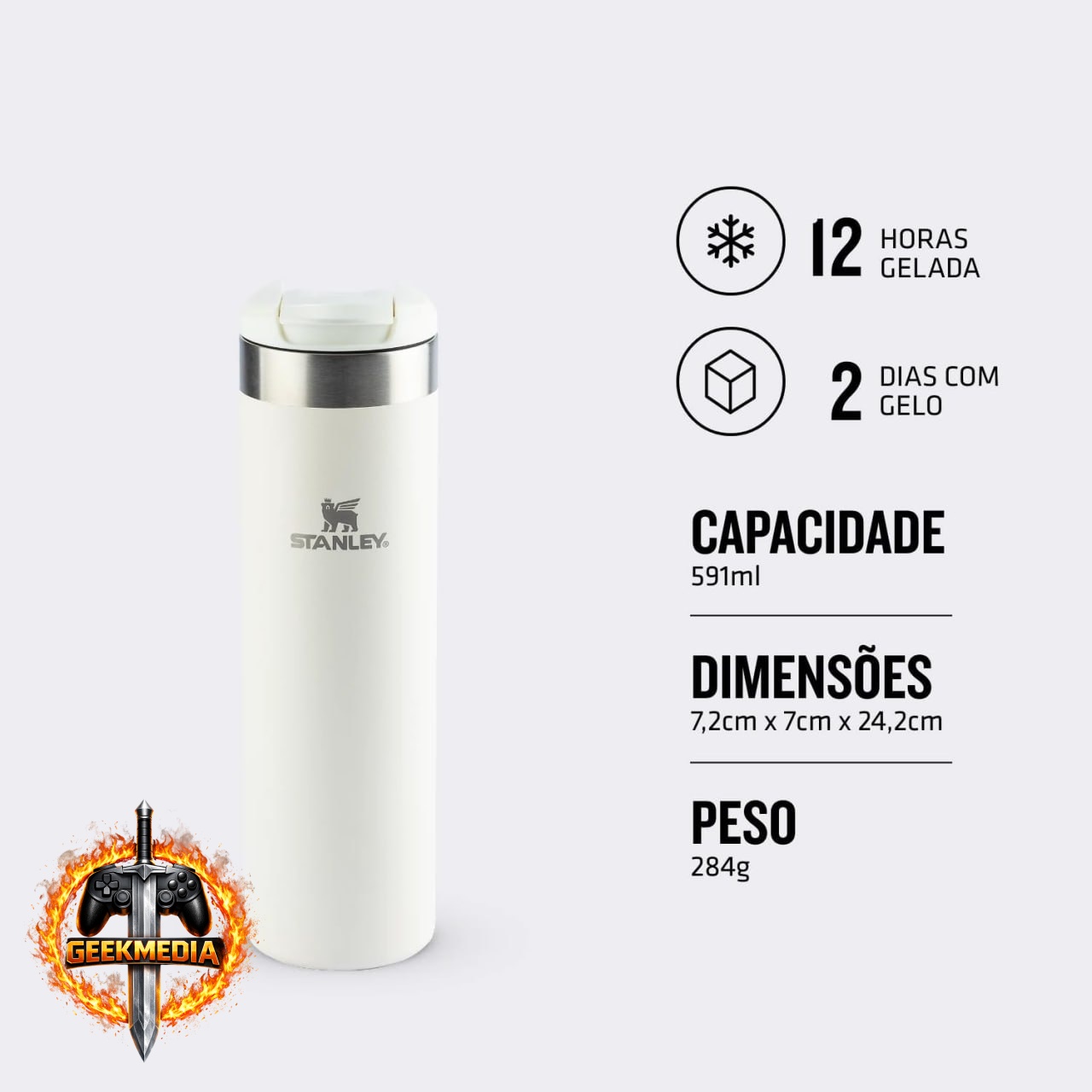 Stanley Garrafa Térmica Aerolight Transit Cream 591ml