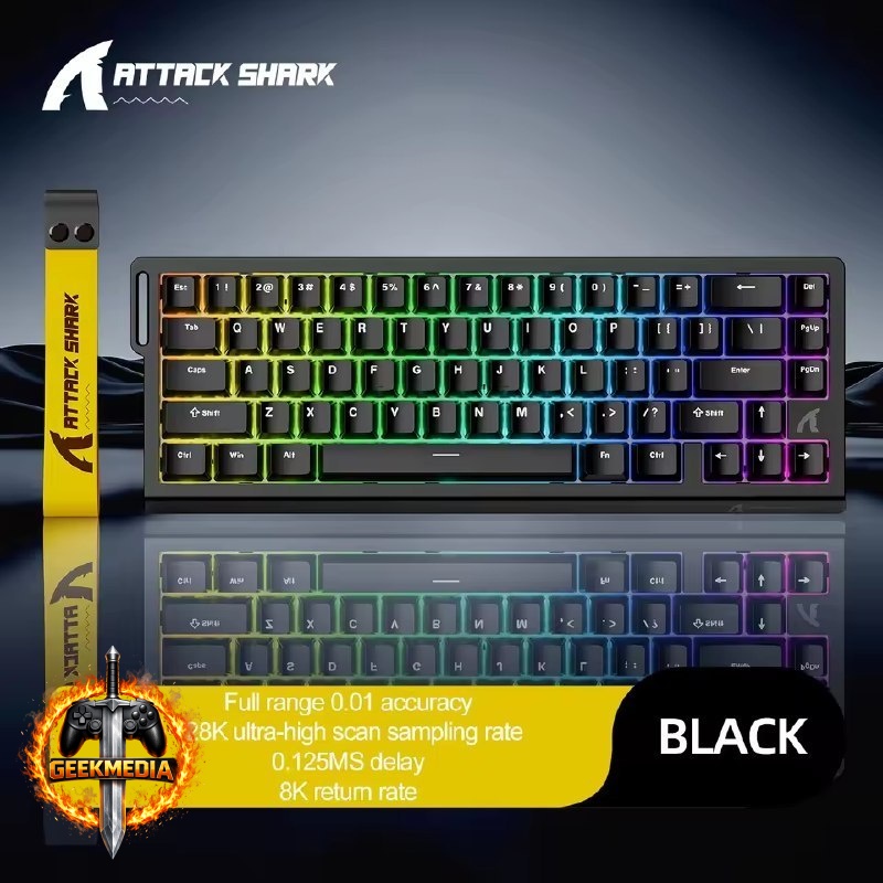 Teclado Magnético Attack Shark X68HE X68Pro He
