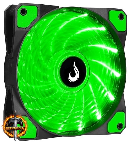 Ventoinha Rise Mode Wind W1 120mm LED Verde