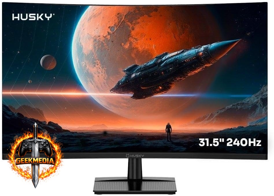 Monitor Gamer Curvo Husky Boreal 31.5" FHD 260Hz