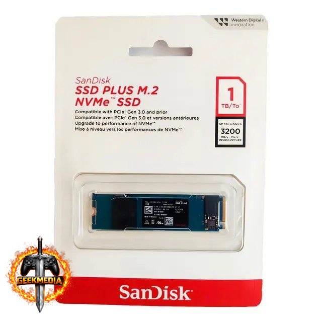 SSD M.2 1TB Sandisk Plus NVMe 2280