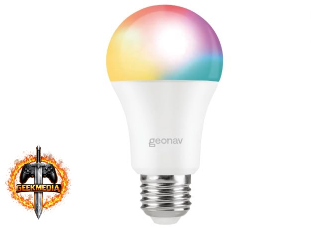 Lâmpada Inteligente Geonav LED 9W Wi-Fi E27
