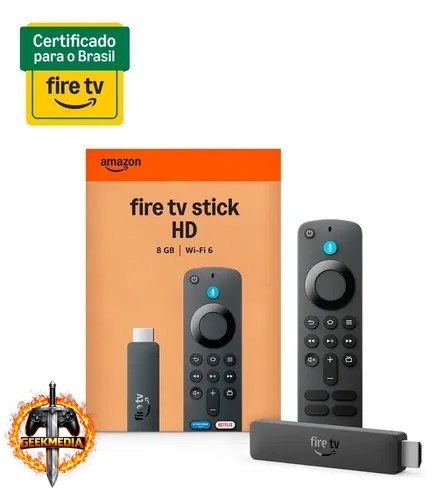 Amazon Fire TV Stick 2ª Geração HD Preto