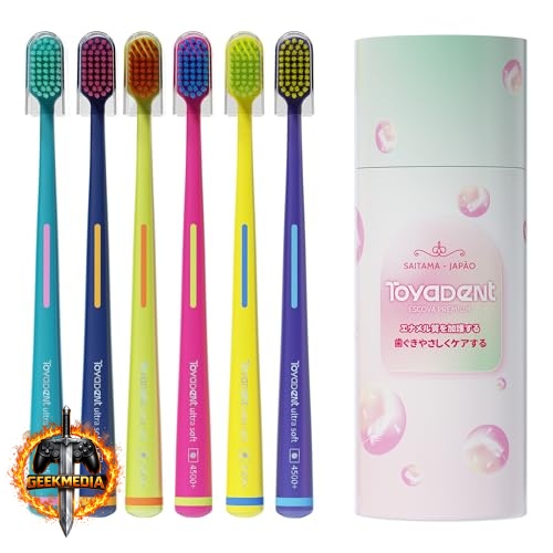 Escova de Dentes Adulto TOYADent Ultra Macia 6 Unidades