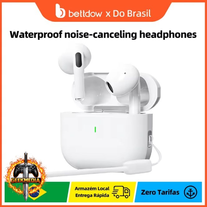 Fone de Ouvido Sem Fio Bluetooth 5.3 Bettdow