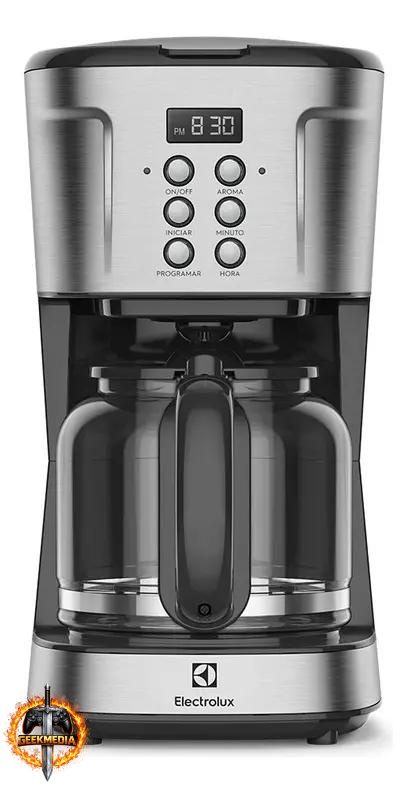 Cafeteira Elétrica Digital Electrolux ECM30 38 Xícaras Inox