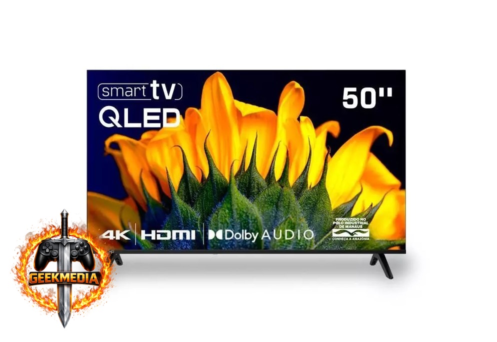 Smart TV HQ QLED 50 Polegadas 4K