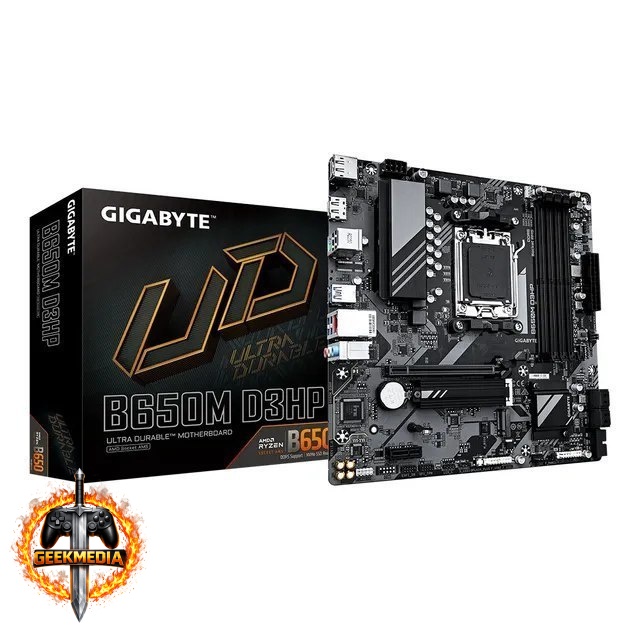 Placa Mãe Gigabyte B650M Ultra D3HP AM5 DDR5