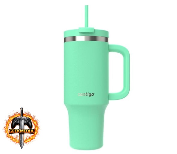 Copo Térmico Streeterville 1,18L Verde com Canudo