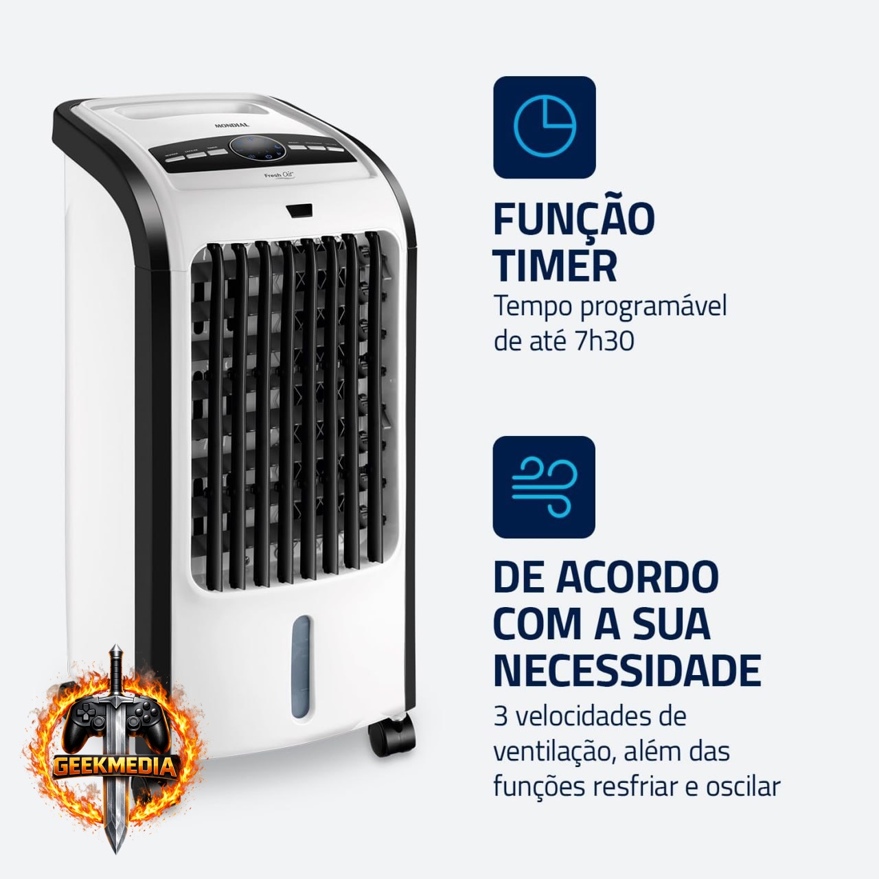 Climatizador Mondial Flash Air 80W