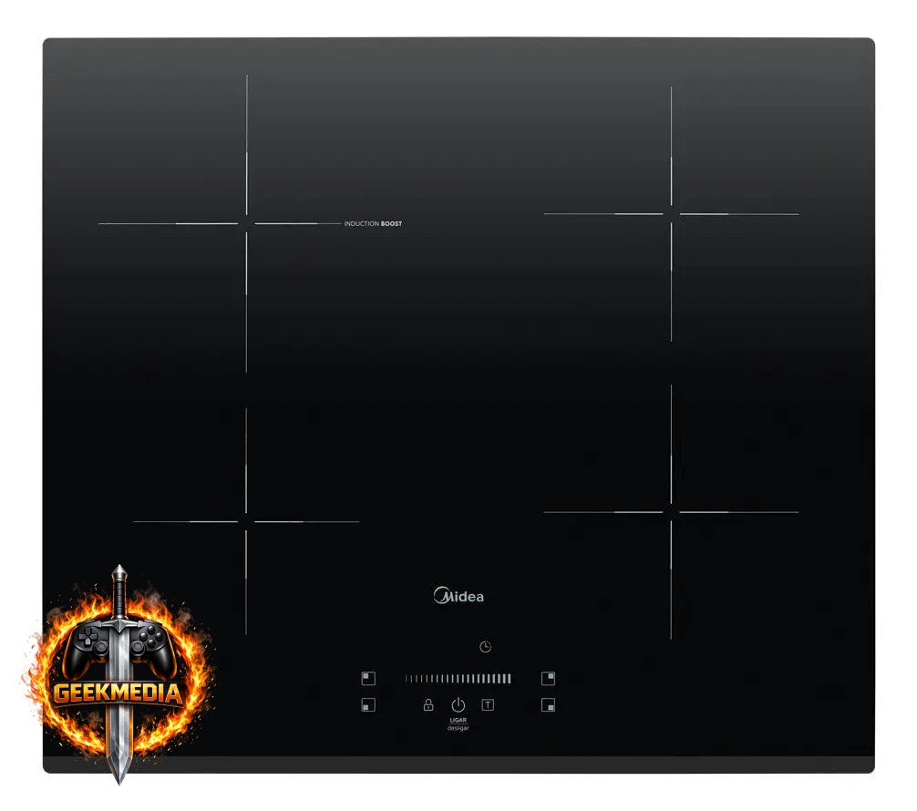 Cooktop 4 Bocas De Indução Even Pro Midea