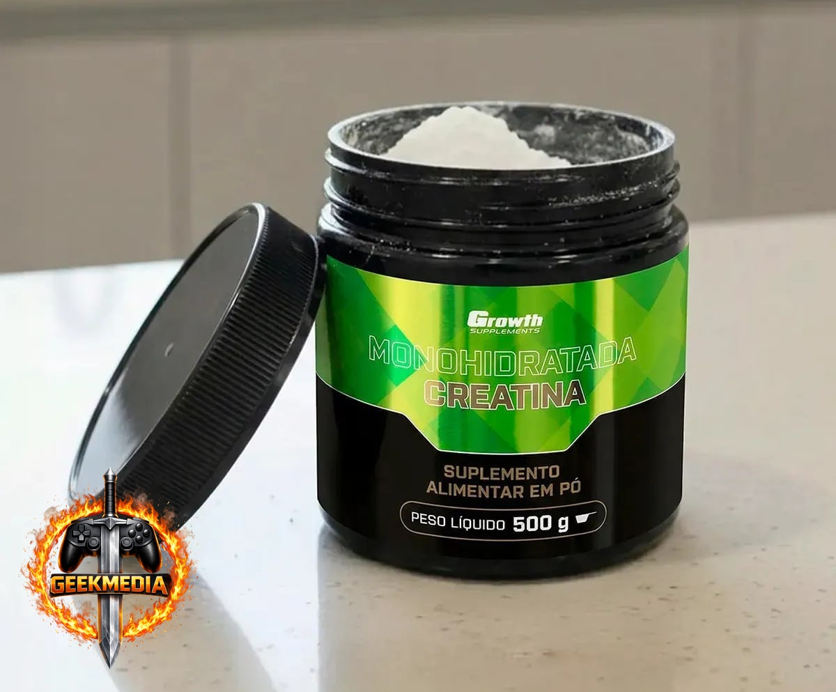 Creatina Monohidratada 500g Pó Growth