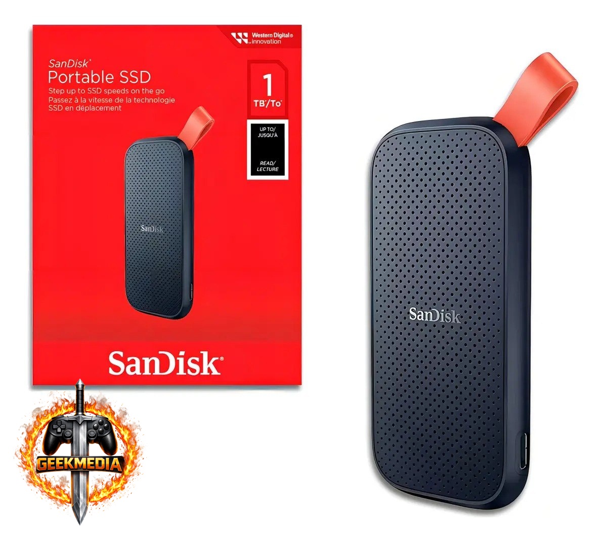 SSD Externo Portátil SanDisk 1TB USB 3.2