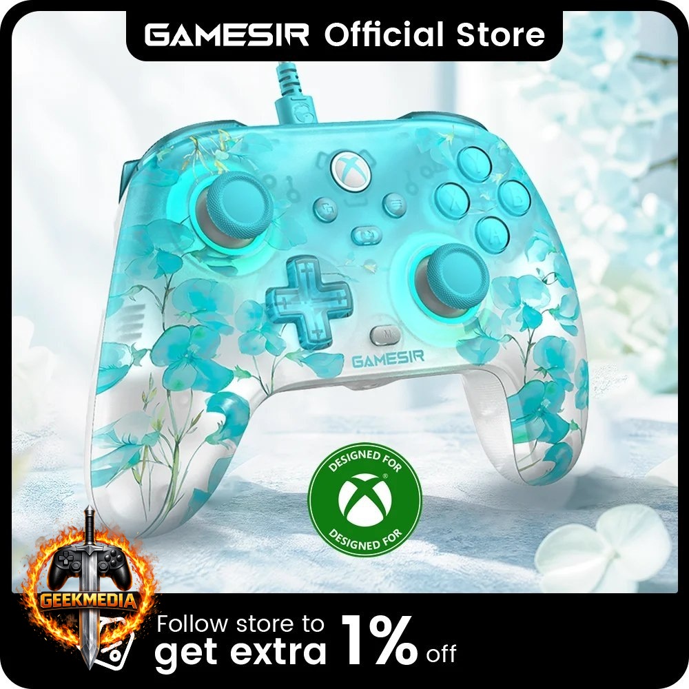 Controle GameSir T7 Pro Floral para Xbox
