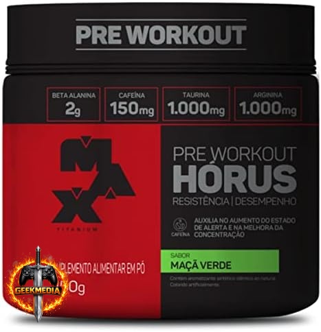 Barrinha Hórus Maçã Verde Max Titanium 150g