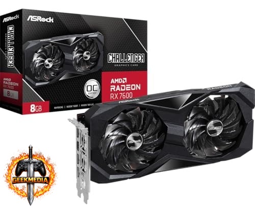 Placa de Vídeo ASRock Radeon RX 7600 Challenger OC